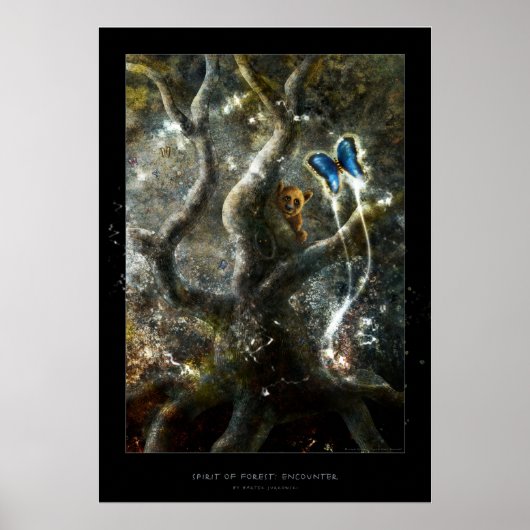 Bosgeest: tegenstand - Poster (Voorkant)