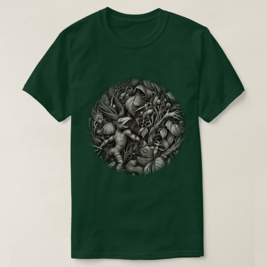 Bosgezichten T-shirt (Design voorkant)