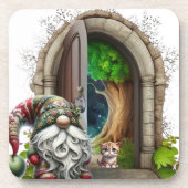 Bosgnome  bier onderzetter (Voorkant)
