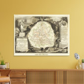 Bosgrenzen Canvas Afdruk (Insitu (Woonkamer))