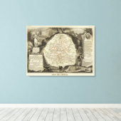 Bosgrenzen Canvas Afdruk (Insitu (Houten vloer))