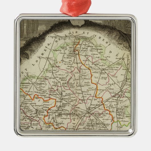 Bosgrenzen Metalen Ornament (Voorkant)