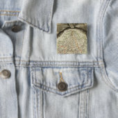 Bosgrenzen Vierkante Button 5,1 Cm (In situ)