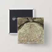 Bosgrenzen Vierkante Button 5,1 Cm (Voorkant /achterkant)