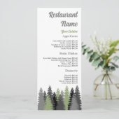 Bosgrijs, Restaurant Slimline Menu (Staand voorkant)