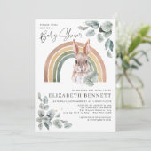 Bosgroen | Bosdieren & Regenbogen (Staand voorkant)