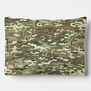 Bosgroen bosland camouflagepatroon etui
