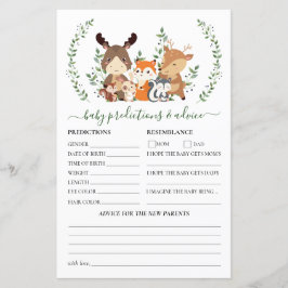 Bosgroen Dierlijke Baby voorspellingen & advies