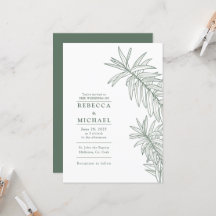 Bosgroen Elegant Minimalistisch Botanisch