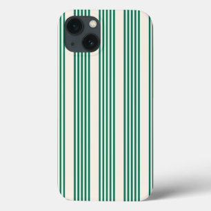 Bosgroen en beige vijf strepen patroon Case-Mate iPhone case