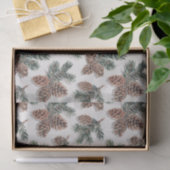 Bosgroen en Denneappel Tissuepapier (Geschenk)