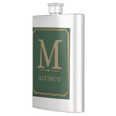 Bosgroen en gouden monogram flacon (Links)