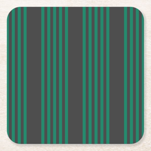 Bosgroen en houtskoolvezel strips kartonnen onderzetters (Voorkant)