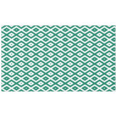 Bosgroen en wit diamantpatroon tafelkleed (Voorkant (Horizontaal))