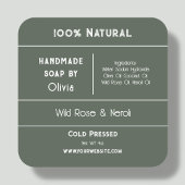 Bosgroen | Etiketten van zeepingrediënten