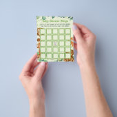 Bosgroen Eucalyptus Baby Shower Bingo Flyer (Hand)