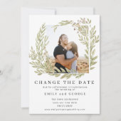 Bosgroen Foto Wijzigingsdatum Kaart (Voorkant)