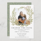 Bosgroen Foto Wijzigingsdatum Kaart (Voorkant / Achterkant)