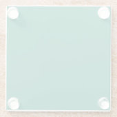 Bosgroen Glazen Onderzetter (Achterkant)