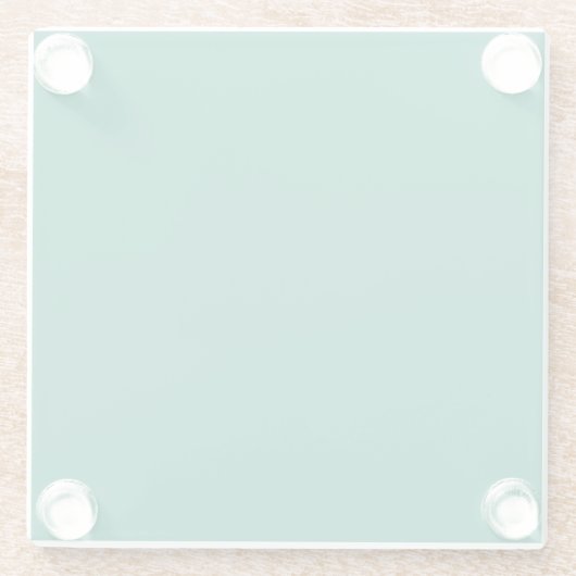 Bosgroen Glazen Onderzetter (Achterkant)