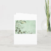 Bosgroen Goud Herten Verjaardagskaart (Achterkant)