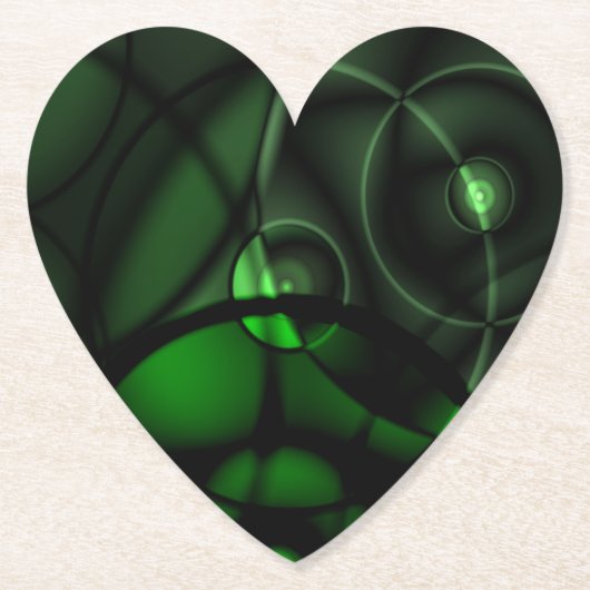 Bosgroen Kartonnen Onderzetters (Voorkant)