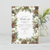 Bosgroen Kerstfeest Kaart (Staand voorkant)