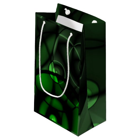 Bosgroen Klein Cadeauzakje (Voorkant Gekanteld)