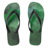 Bosgroen Teenslippers (Voetbed)