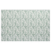 Bosgroene bloem toile stof (Yard (91,4 cm))