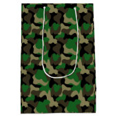 Bosgroene bos camouflagevibes medium cadeauzakje (Achterkant)