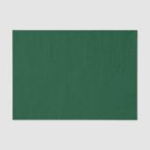 Bosgroene Festive Kerst Solid Kleur Tissuepapier (Voorkant)