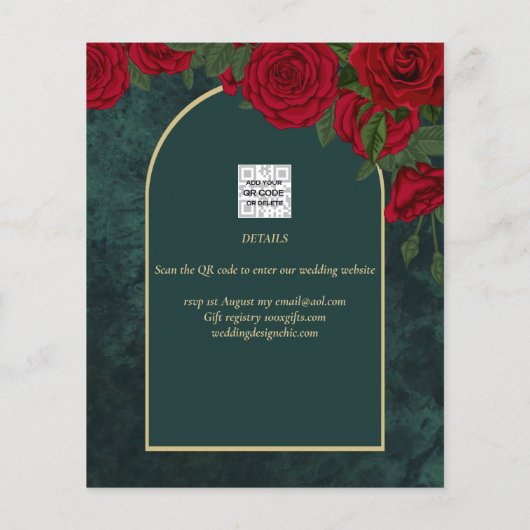 Bosgroene gouden rode rozen winter opslaan DE DATU Flyer (Achterkant)