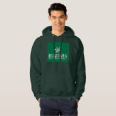 bosgroene mannen hoodie (Voorkant volledig)