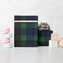 Bosgroene marine diepe tartan dennenplaidpatroon