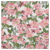  bosgroene roze koraalbloem stof (Swatch)