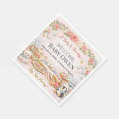 Bosgroene servetten | Kerstmis geruite servetten (Hoek)