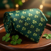 Bosgroene Shamrock Stropdas