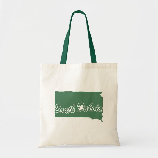 Bosgroene South Dakota-tas Tote Bag (Voorkant)