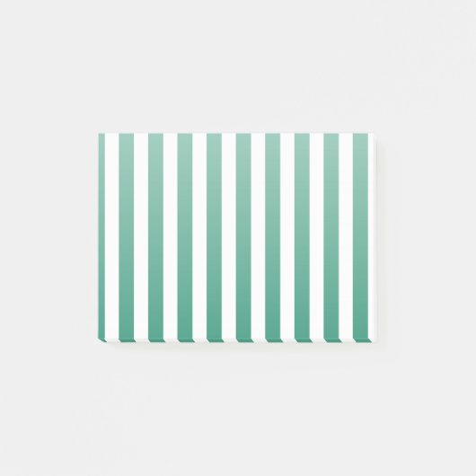 Bosgroene strepen en witte snoepjes post-it® notes (Voorkant)