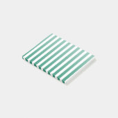 Bosgroene strepen en witte snoepjes post-it® notes (Schuin)