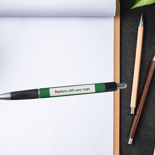 Bosgroene zakelijke logo pen