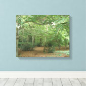 Bosgrond Canvasprint Canvas Afdruk (Insitu (Houten vloer))