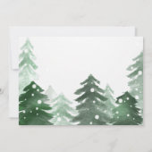 Bosgrond, Kerstverlichting met snoer, RSVP Kaart (Achterkant)