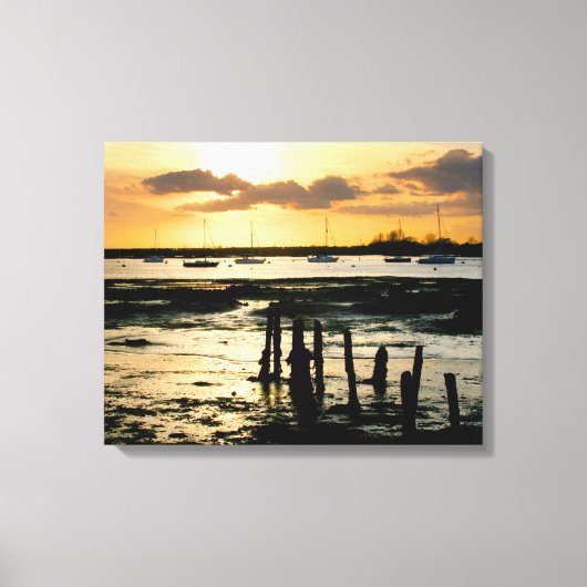 Bosham-haven Canvas Afdruk (Voorkant)