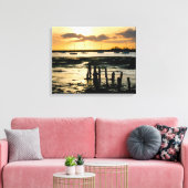 Bosham-haven Canvas Afdruk (Insitu (Woonkamer))