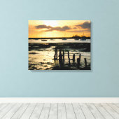 Bosham-haven Canvas Afdruk (Insitu (Houten vloer))