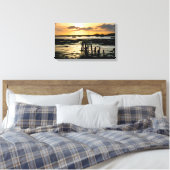 Bosham-haven Canvas Afdruk (Insitu (Slaapkamer))