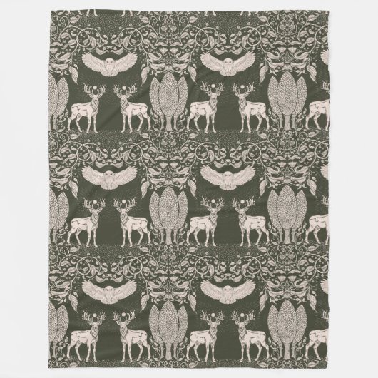 Boshart fleece deken (Voorkant)