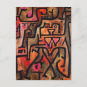 Bosheks, Paul Klee Abstracte kunst Briefkaart (Voorkant)